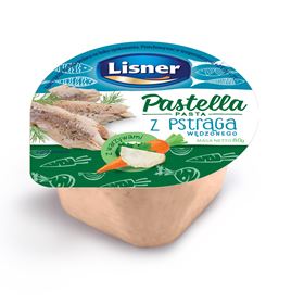 LISNER PASTELLA PASTE MIT GERÄUCHERTER FORELLE 80 G