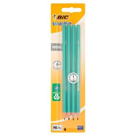 BIC EVOLUTION ORIGINAL HOLZFREI HB-GRAPHITSTIFTE 4 STÜCK