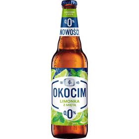 OKOCIM 0% LIME MINT ALKOHOLFREIES BIER 500 ML 20 FLASCHEN