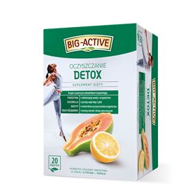 BIG-ACTIVE DETOX CLEANSING NAHRUNGSERGÄNZUNGSMITTEL KRÄUTERFRUCHTTEE 40 G (20 X 2 G)