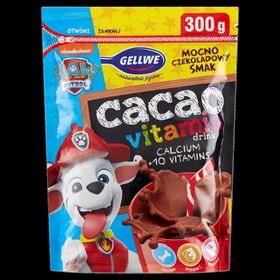 GELLWE CACAO VITAMIN PULVERGETRÄNK 300 G 12 STÜCK