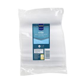 METRO PROFESSIONAL TRANSPARENTER LÖFFEL POLYSTYROL 18 CM 50 ST