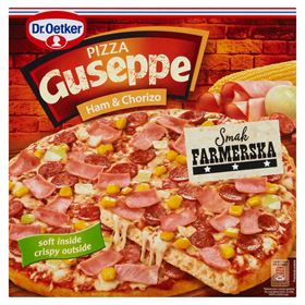 DR.OETKER GUSEPPE PIZZA MIT SCHINKEN UND SALAMI CHORIZO 400G