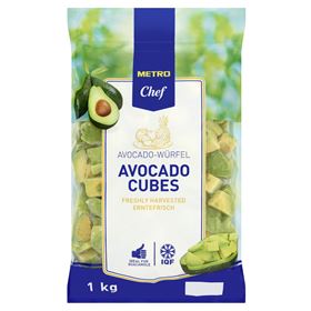 METRO CHEF AVOCADO GEFRORENE WÜRFEL 1 KG