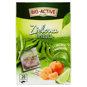 BIG-ACTIVE GRÜNER TEE MIT LIMETTE UND MANDARINE 30 G