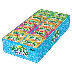 MAMBA TROPICS LÖSLICHES GUMMI MIT FRUCHTAROMEN 26,5 G 48 STÜCK