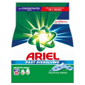 ARIEL WASCHPULVER 1,1 kg, KG WÄSCHE, BERGFRÜHLING