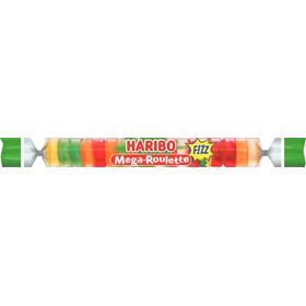 HARIBO MEGA-ROULETTE F!ZZ SOUR FRUCHTGUMMIES 45 G 40 STÜCK