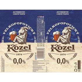 KOZEL ALKOHOLFREIES BIER 0% 500 ML 4 DOSEN