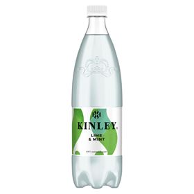 KINLEY LIME & MINT CARBON DRINK 1 L 12 STK