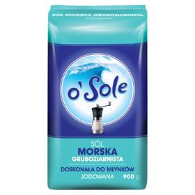 O'SOLE GROBES JODMEERSALZ 900 G