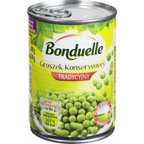 BONDUELLE ERBSEN IN DER DOSE TRADITIONELL 400 G 6 STÜCK