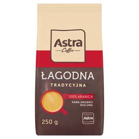 ASTRA MILD, ZARTER GESCHMACK, FEIN GEMAHLENER KAFFEE 250 G