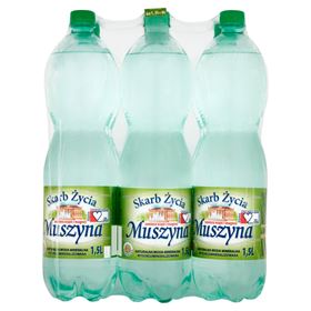 MUSZYNA SCHATZ DES LEBENS NATÜRLICHES MINERALWASSER HOCHMINERALISIERTER SPRITZ 1,5 L 6 STK