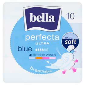 BELLA PERFECTA ULTRA BLUE Damenbinden 10 STK