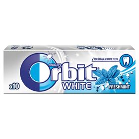 ORBIT WEISSE FRISCHE MINZE, ZUCKERFREI, 14 G, 600 STÜCK