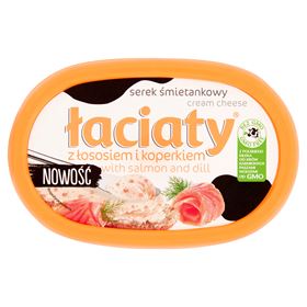 GEFLÜGELTER FRISCHKÄSE MIT LACHS UND FÜLLUNG 135 G