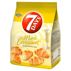 7DAYS MINI-CROISSANT MIT SPUMANTE-GESCHMACK-FÜLLUNG 185 G 8 STÜCK