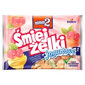 NIMM2 ŚMIEJŻKI JOGURT-FRUCHTGUMMIES, ANGEREICHERT MIT VITAMINEN 100 G