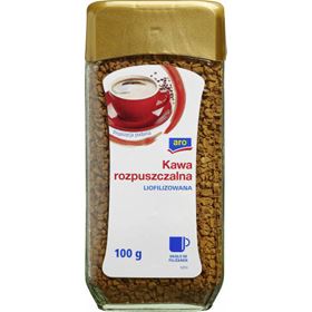 ARO LÖSLICHER LYOPHILISIERTER KAFFEE 100 G 6 STÜCK