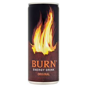 BURN ORIGINAL CARBON ENERGY DRINK 250 ML 12 STK