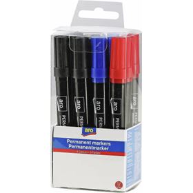 ARO MARKER PERMANENT MIX 1-4 MM 12 ST