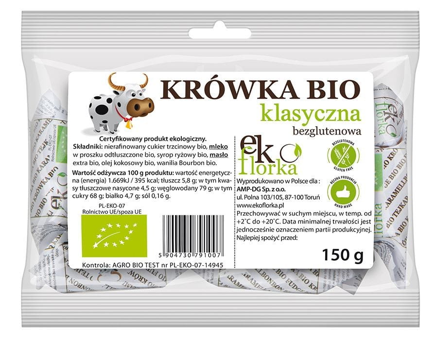 Klassische glutenfreie Fudges BIO 150 g - EKOFLORKA