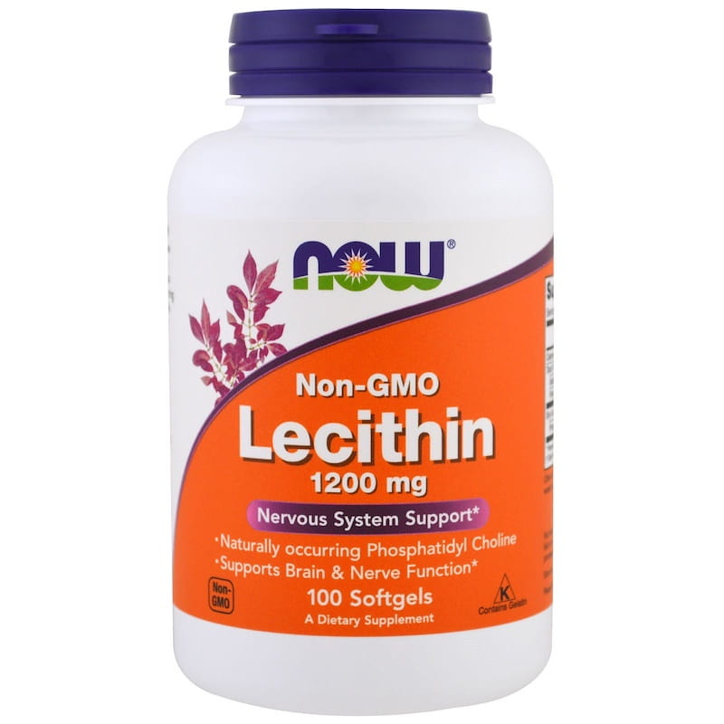 Lecithin 1200 mg Lecithin 100 Kapseln NOW FOODS