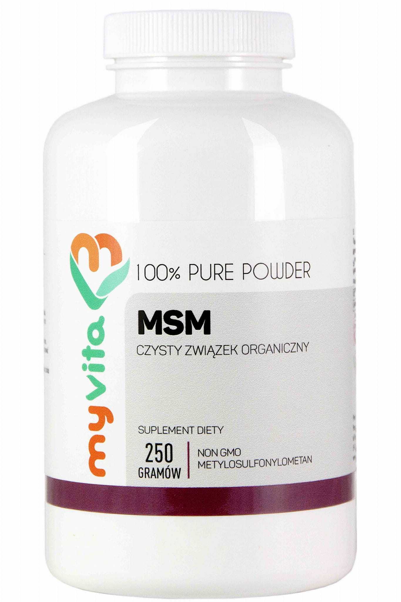 MSM - organisches Schwefelverbindungspulver 250g MYVITA