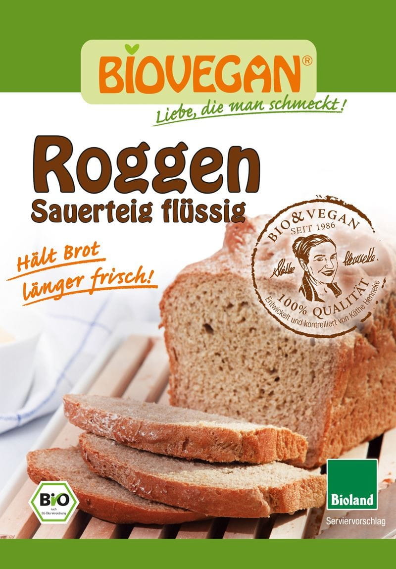 Flüssiges Roggensauerteigbrot BIO 150 g - BIO VEGAN