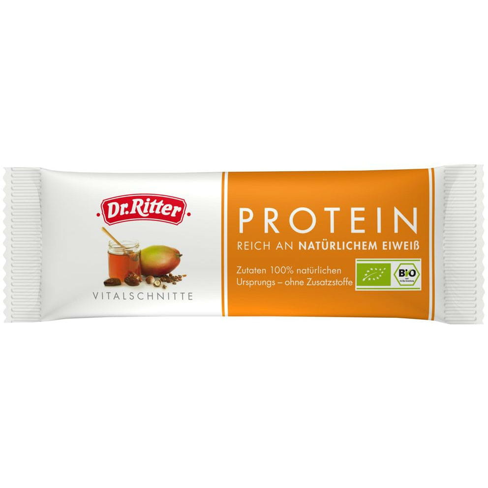 Energieriegel mit hohem Proteingehalt BIO 40 g - DR. RITTER