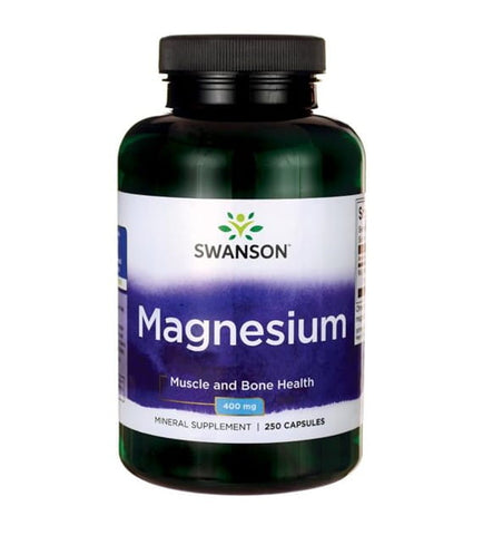 Magnesium Magnesium Magnesiumoxid 200 mg 250 Kapseln SWANSON