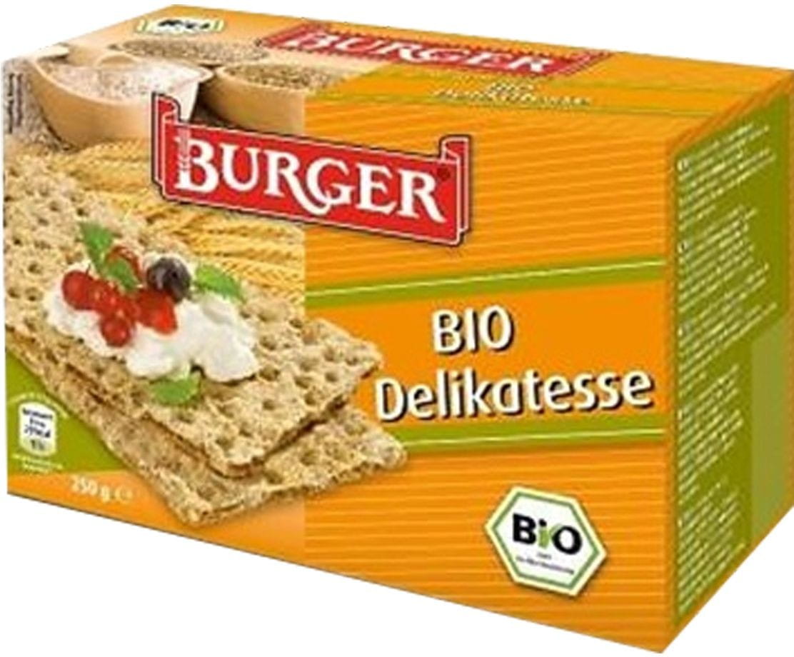 Roggen-Vollkornknäckebrot BIO 250 g - BURGER