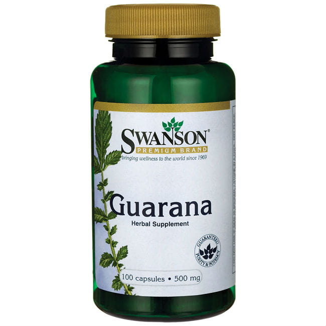 Guarana 500 MG 100 Kapseln von SWANSON