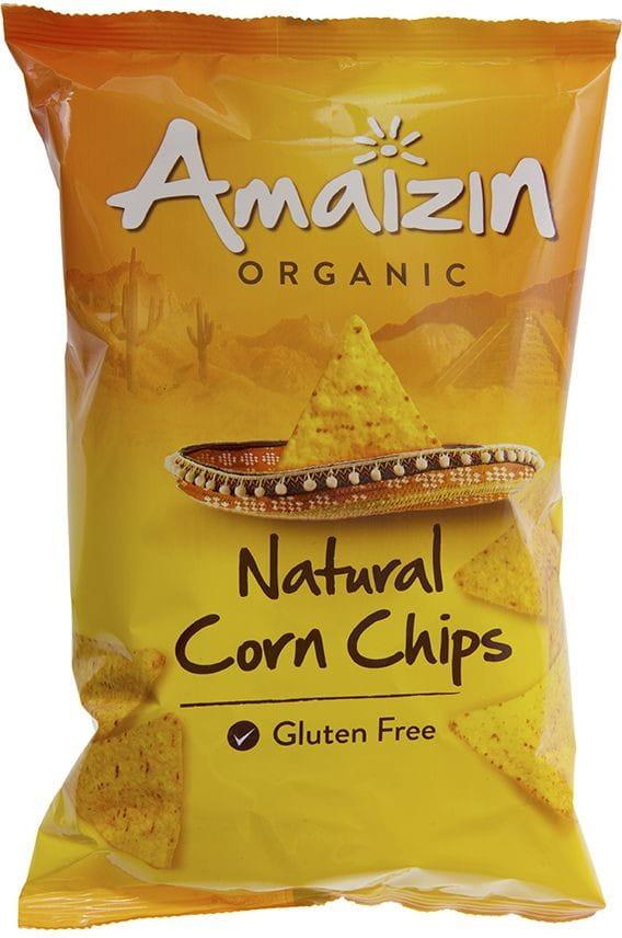 Glutenfreie gesalzene Maischips BIO 150 g - AMAIZIN