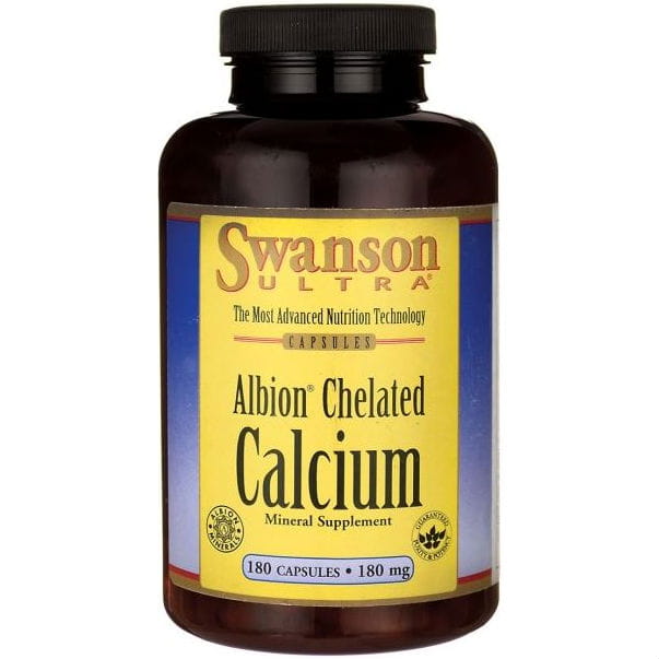 Calcium-Magnesium-Chelat albion chelatiertes Calcium & Magnesium 60 Kapseln SWANSON