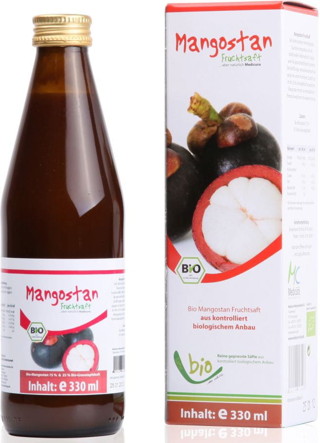 Mangostan- und Granatapfelsaft BIO 330 ml - MEDICURA