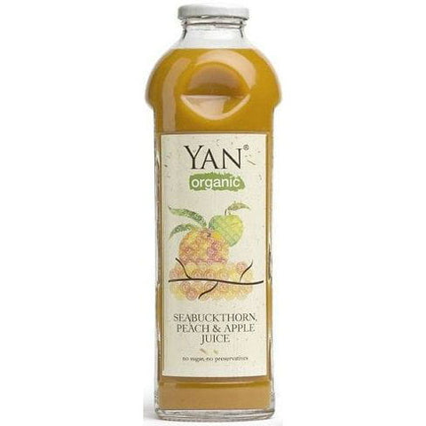 Sanddornsaft mit Pfirsich und Apfel BIO 930 ml - YAN