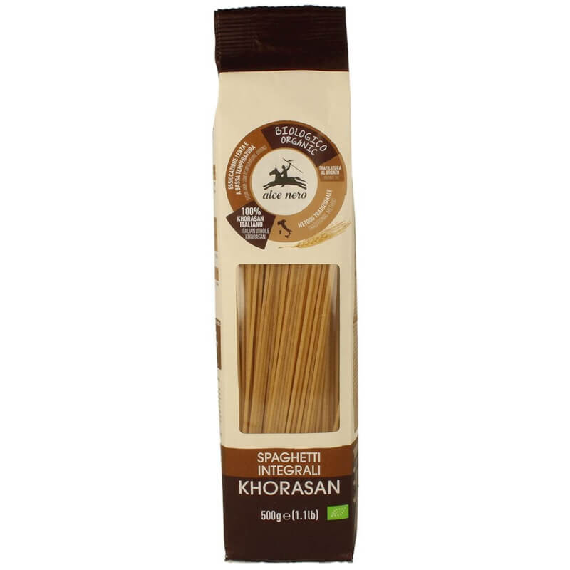 Nudeln (Vollkorn Khorasan) Spaghetti BIO 500 g - ALCE NERO