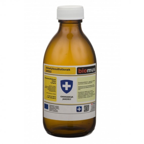 DMSO Dimethylsulfoxid Reines GLAS 250ml BIOMUS