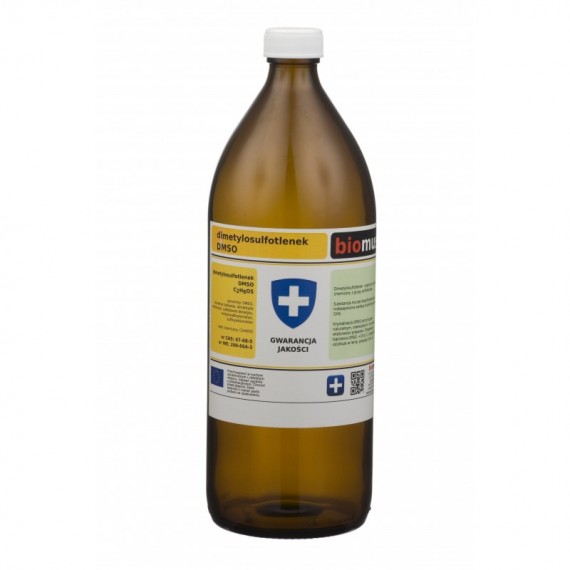 DMSO Dimethylsulfoxid Reines GLAS 1000ml BIOMUS