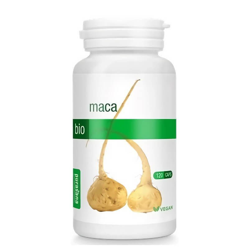 Maca in Kapseln BIO 444 g (120 Stück) - PURASANA