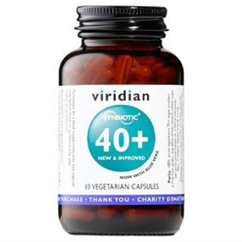 Bakterienflora Synbiotikum 40 + Synbiotikum 40 + neu & verbessert 60 Kapseln VIRIDIAN