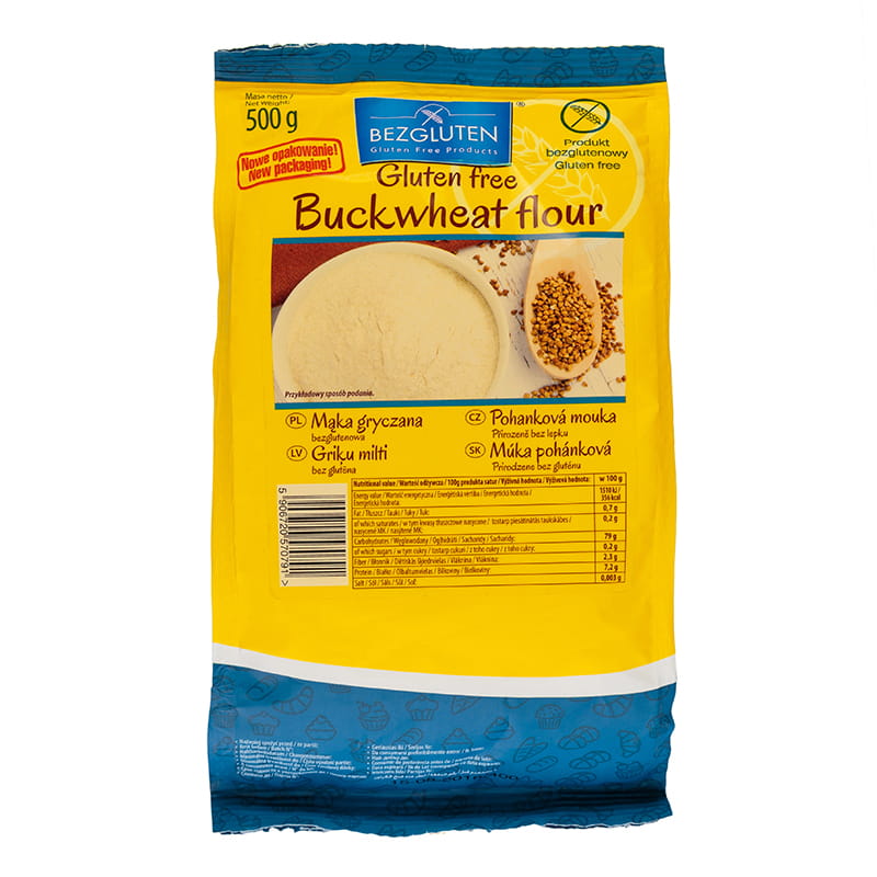 Glutenfreies Buchweizenmehl 500g GLUTENFREI