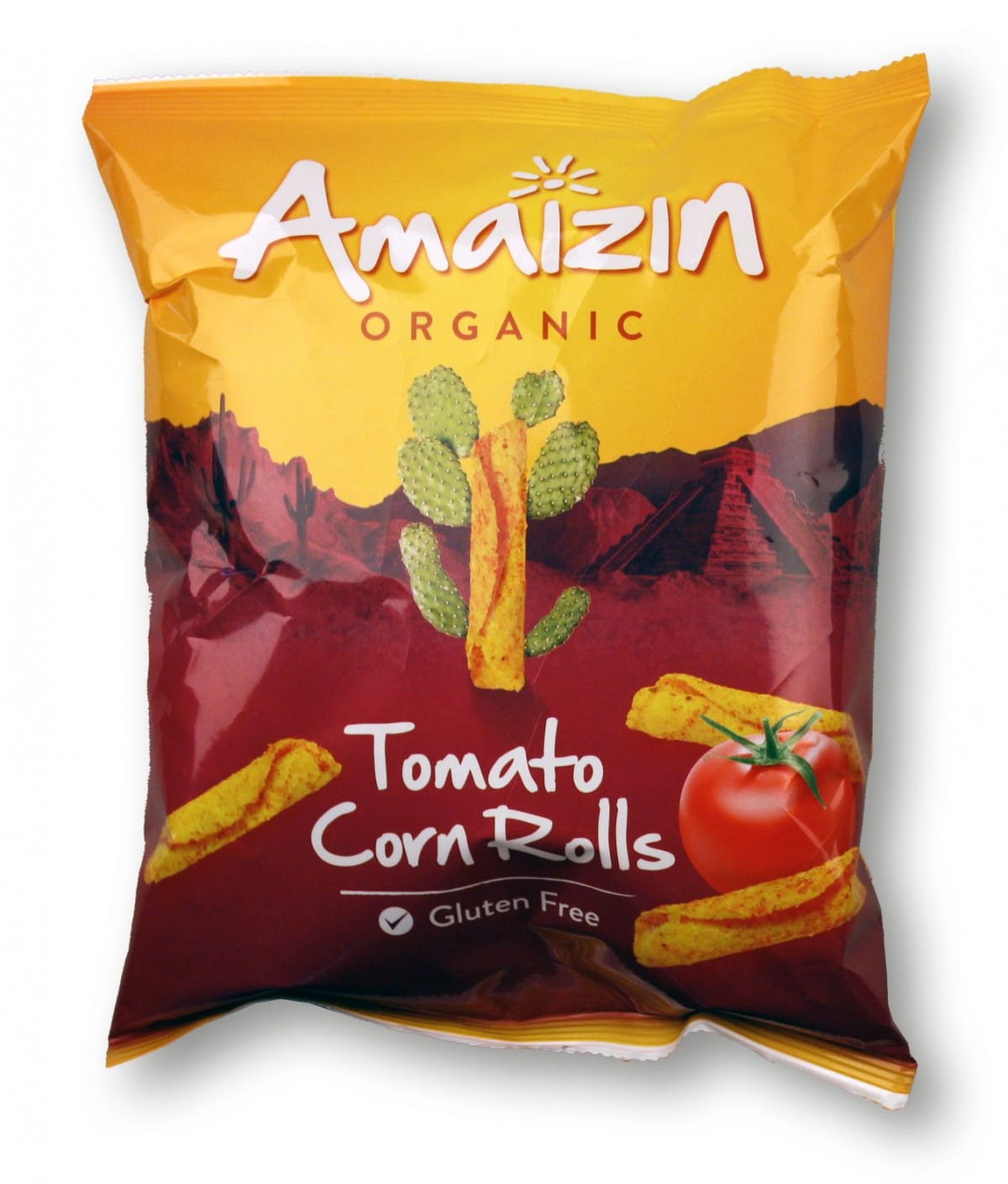 Maischips mit Tomatengeschmack glutenfrei BIO 100 g - AMAIZIN