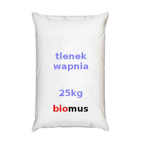 Calciumoxid. Gebrannter Kalk 25kg BIOMUS